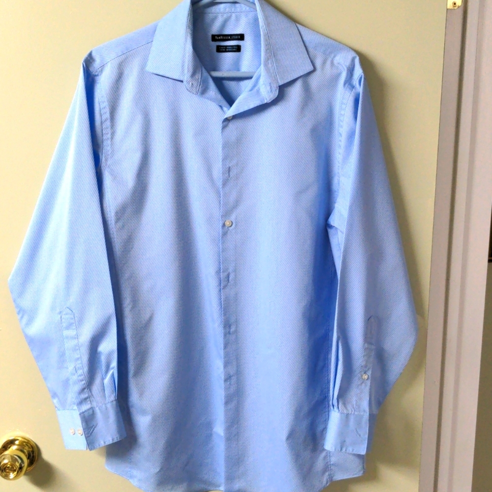 Van Heusen Light Blue Slim Fit Dress Shirt